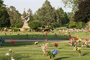 Flowers on Memorials