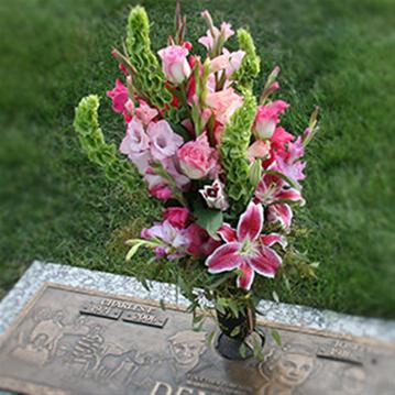 Flowers on Memorials