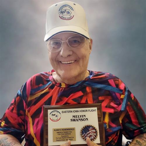 Melvin Swanson Memorial Cedar Memorial