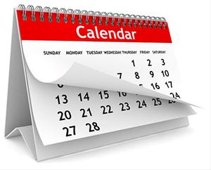 Image of a calendar